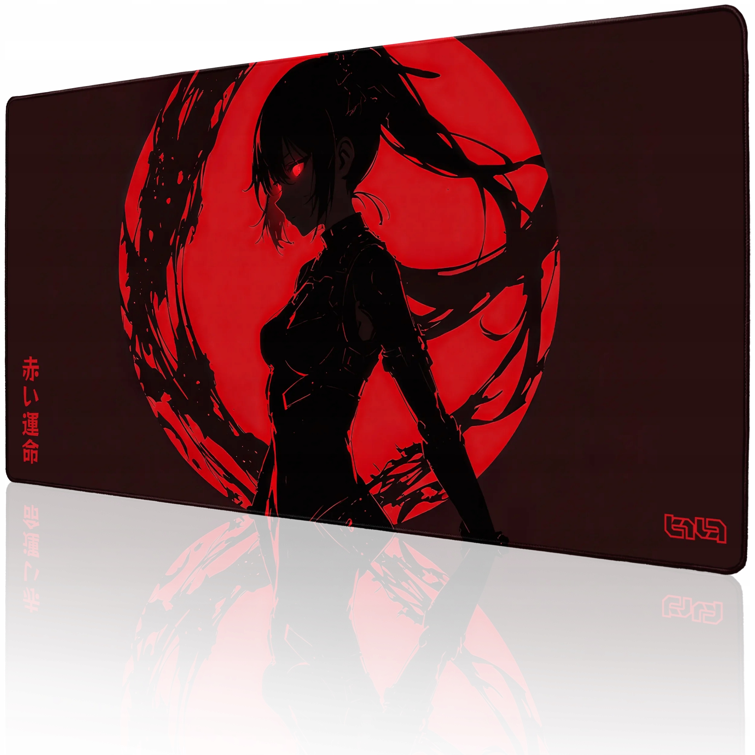 XXL Podložka Pod Myš Crimson Ninja 100x50 Tilt Herní voděodolná