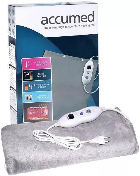 

Poduszka Elektryczna Accumed 40x60CM Szara 100W