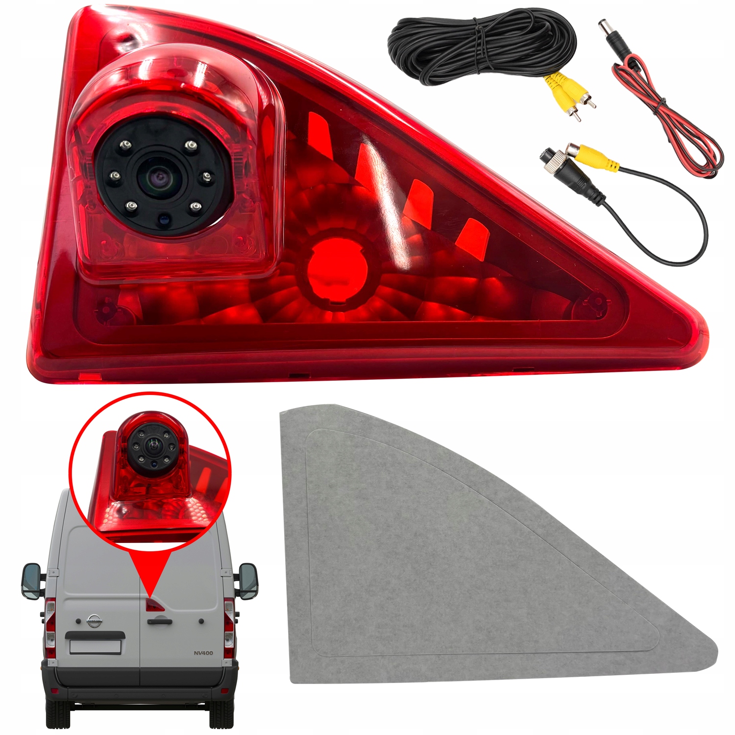 Hd couvací kamera do autobusu Nissan NV400 2010-2016 6x Ir IP68 Night Vision