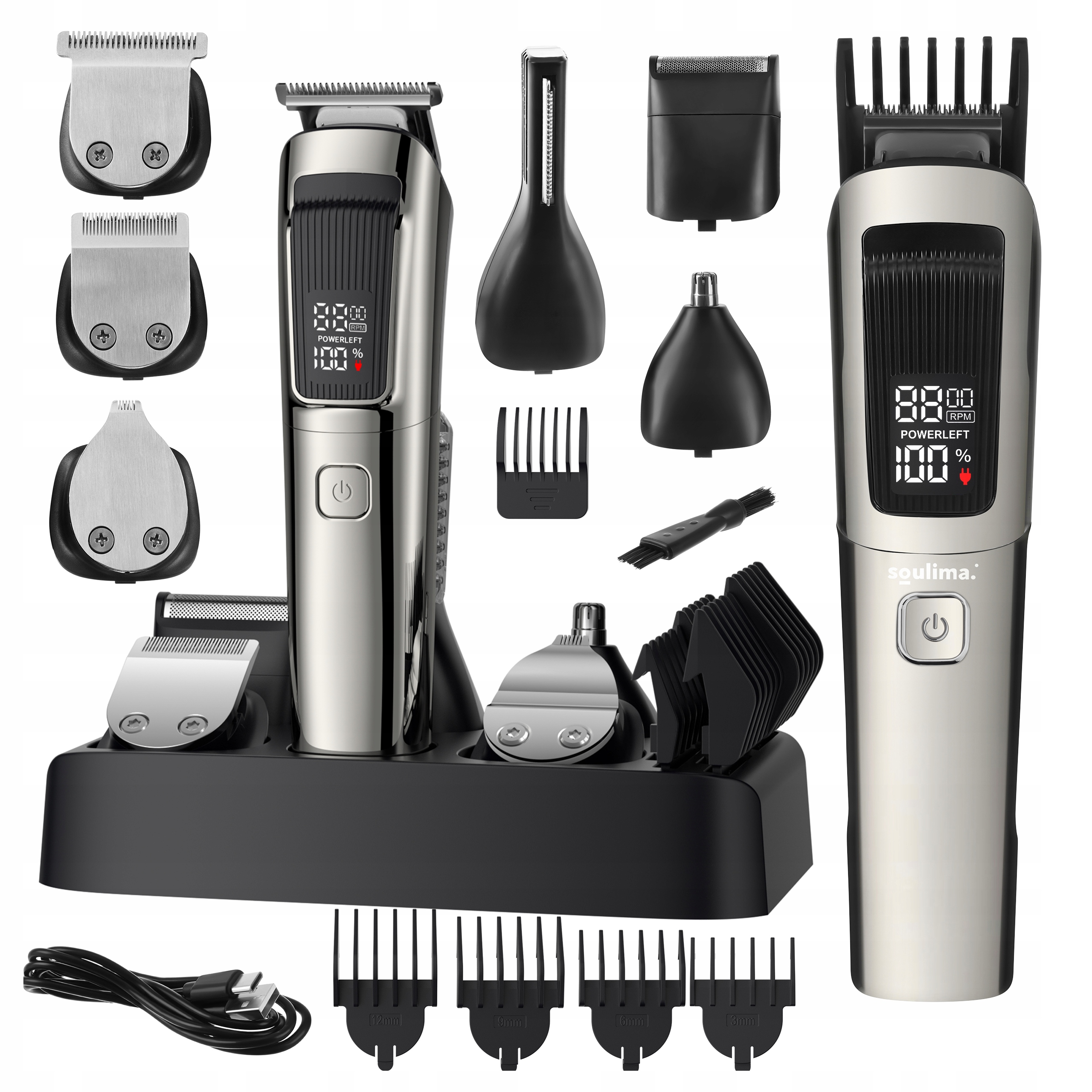 stříhací strojek na vlasy Zastřihovač vousů a těla Holicí Strojek na vousy