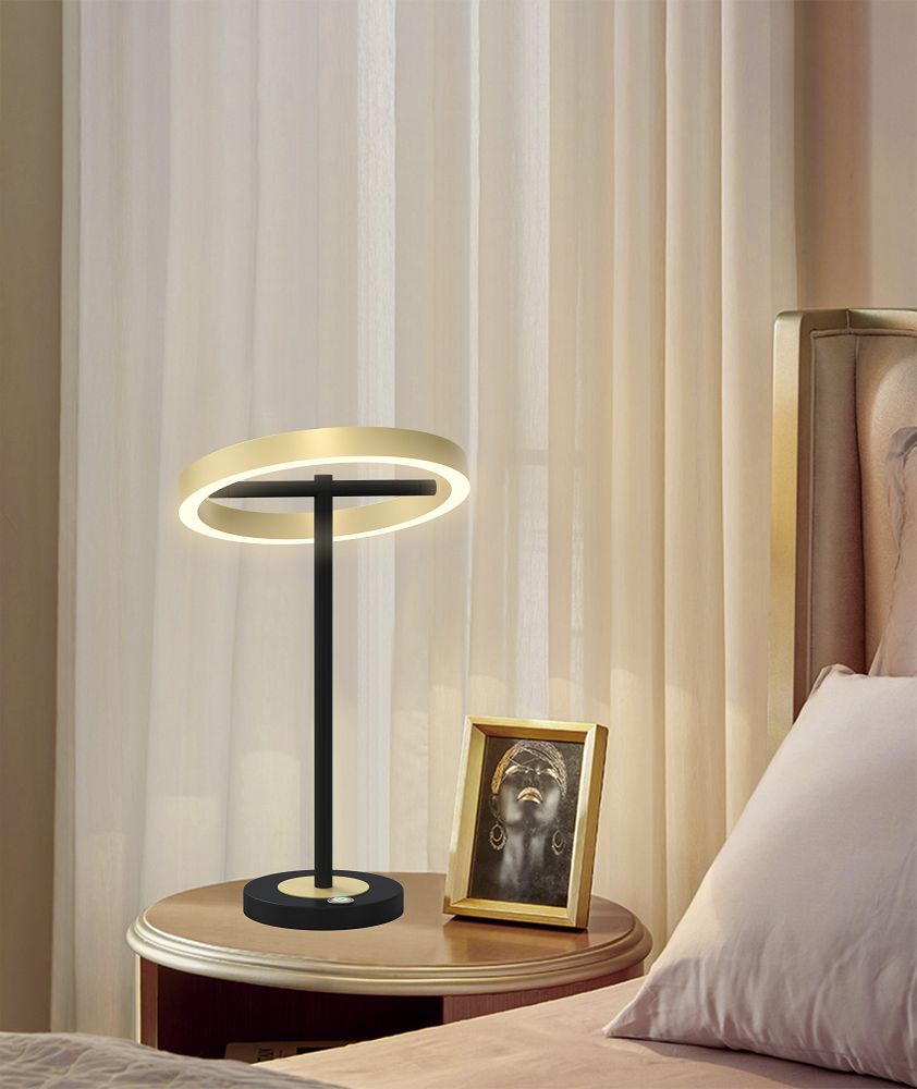 Moderná stojaca lampa s dotykovým stmievačom na skrinku poličku Brest