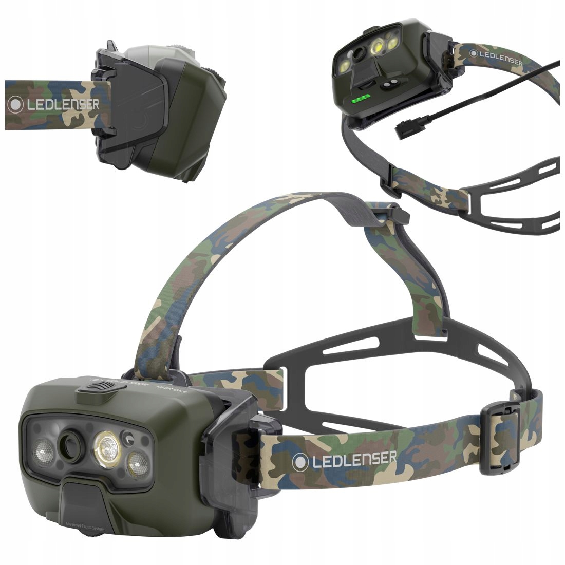 Ledlenser Latarka Czołowa HF8R Core Rgb Camo