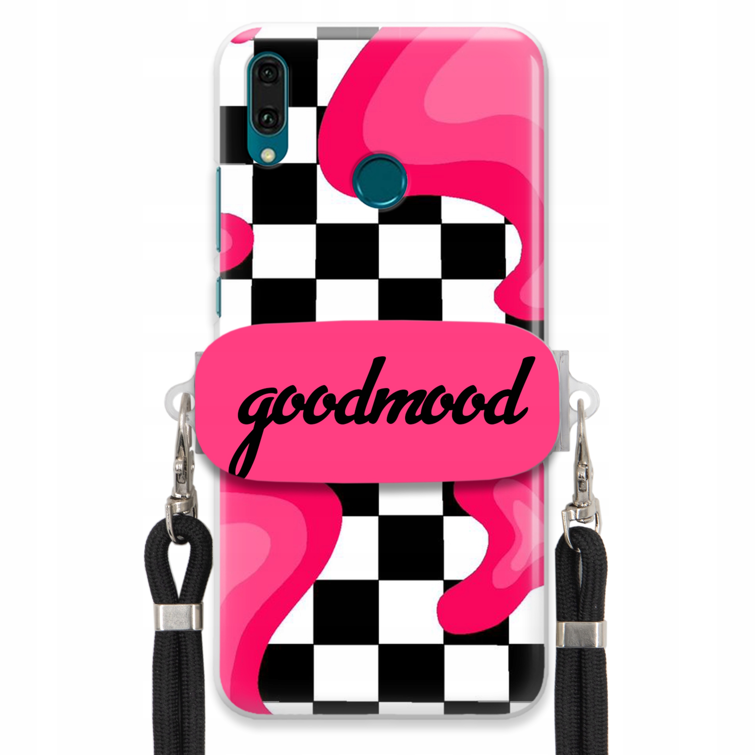 Puzdro Na Huawei Y9 2019 Sada Case Držiak Na Vodítko Čierna For Teen Splash