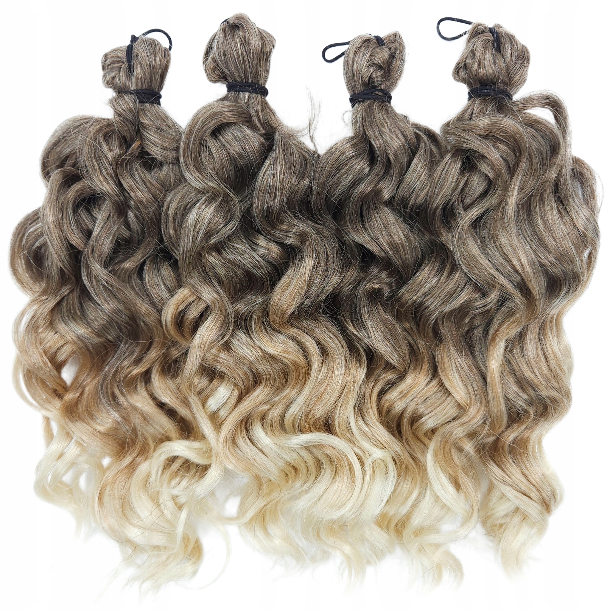 Syntetické vlasy Afroloki Kanekalon Blanka Ombre Blond 30 cm 250 g T4/27/613