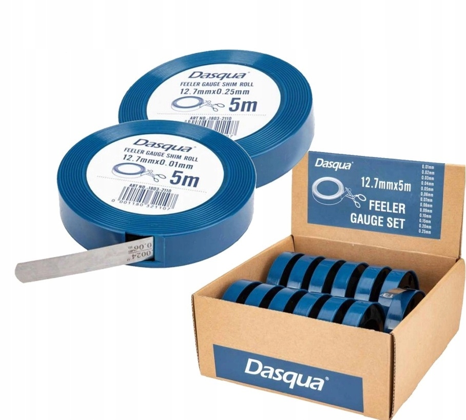 Sada pásových meračov 0,01 0,25 mm 13ks 1803-0105 Dasqua