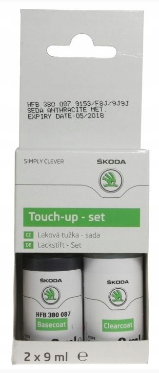 

Lakier na zaprawki Skoda F8J 9153 Antracyt metalik