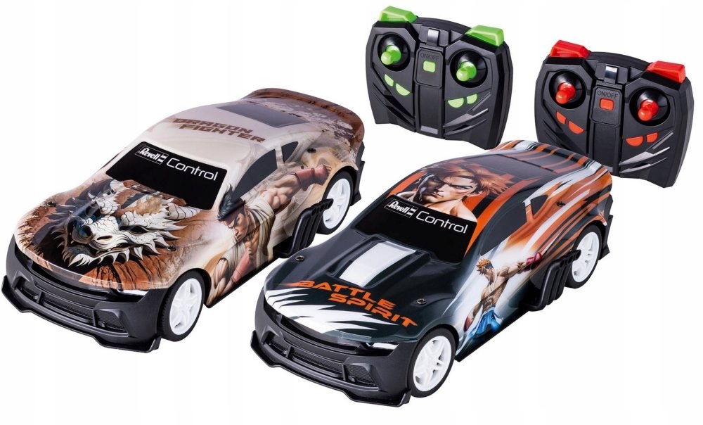 Revell Control 2.4GHz Dwa samochody Rc Crash Fighters 1:18 2-PAK 24593