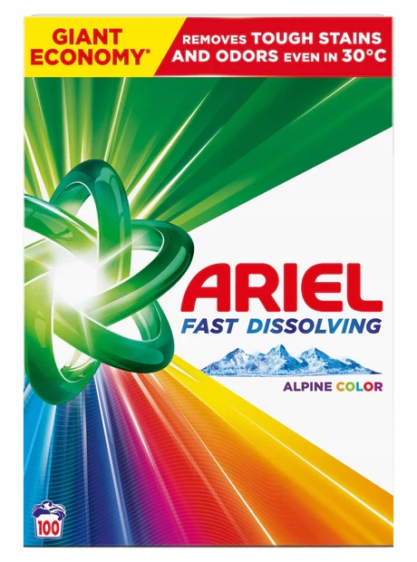 Levně Ariel Alpine Color prášek na praní 100 praní
