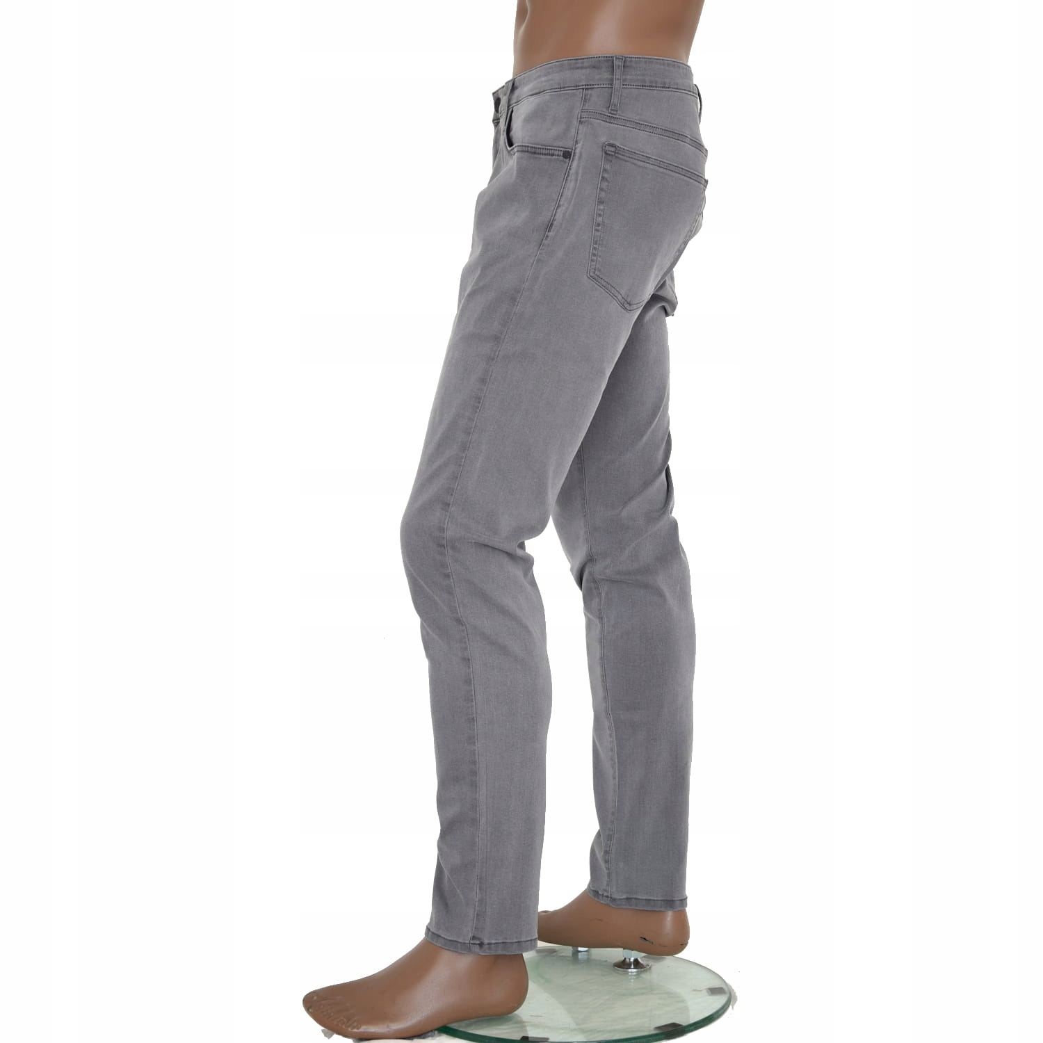 Pánské Džíny Premium, Šedé Denimové Kalhoty S Elastanem Ventana 969-011 31/30