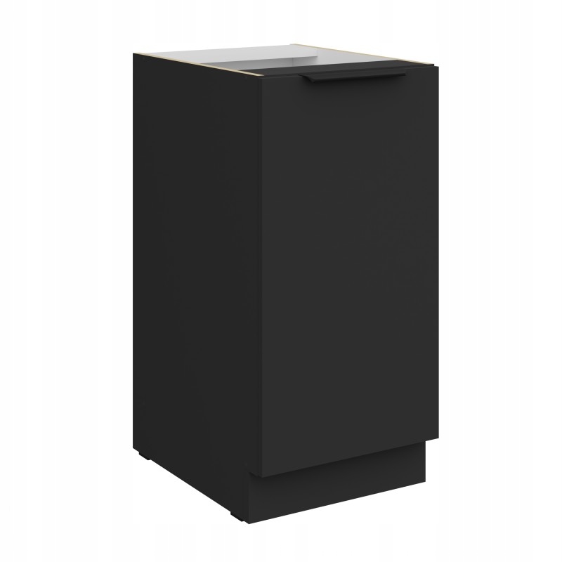 Kuchyňská skříňka stojící 40 Modulo Černá Afm 1 dveře, police