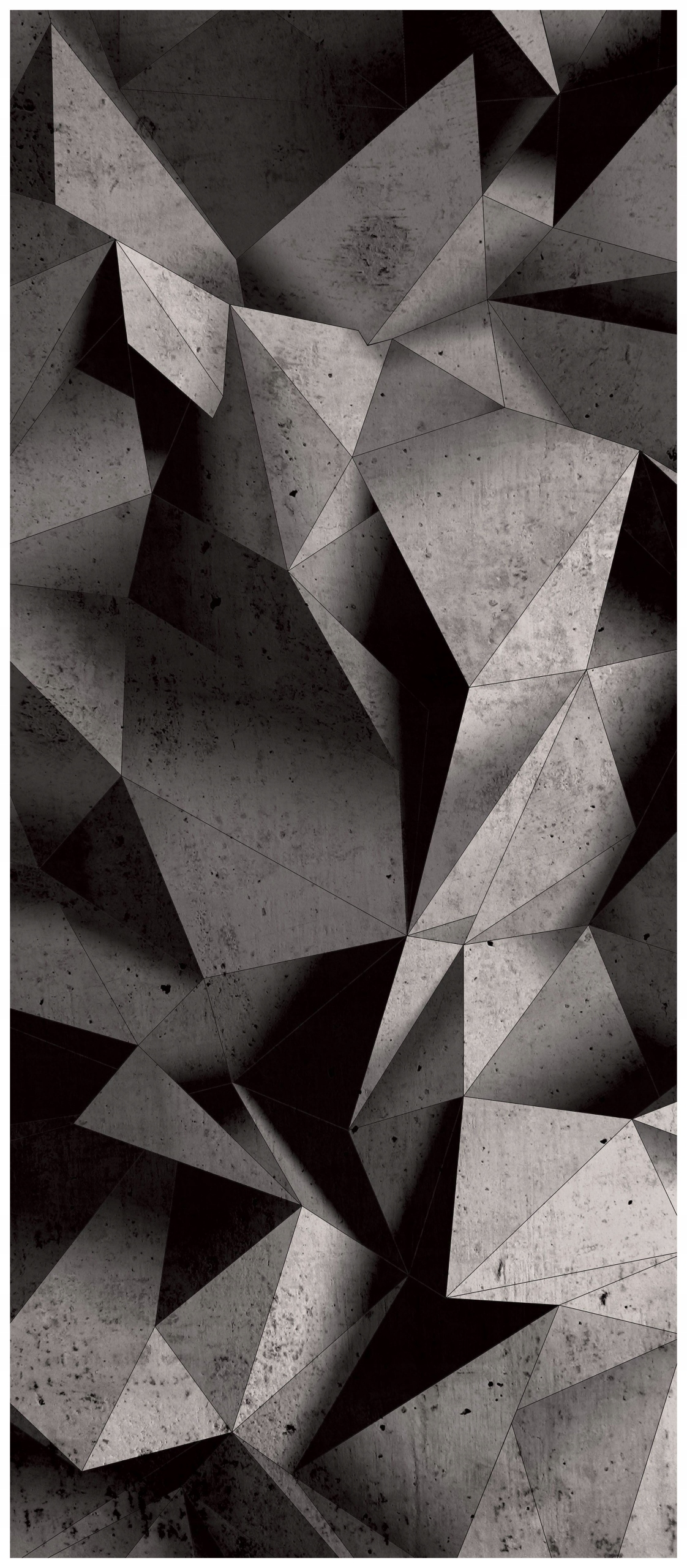 Samolepka Fototapeta Geometrie 3D abstrakce průmyslová textura 91x211