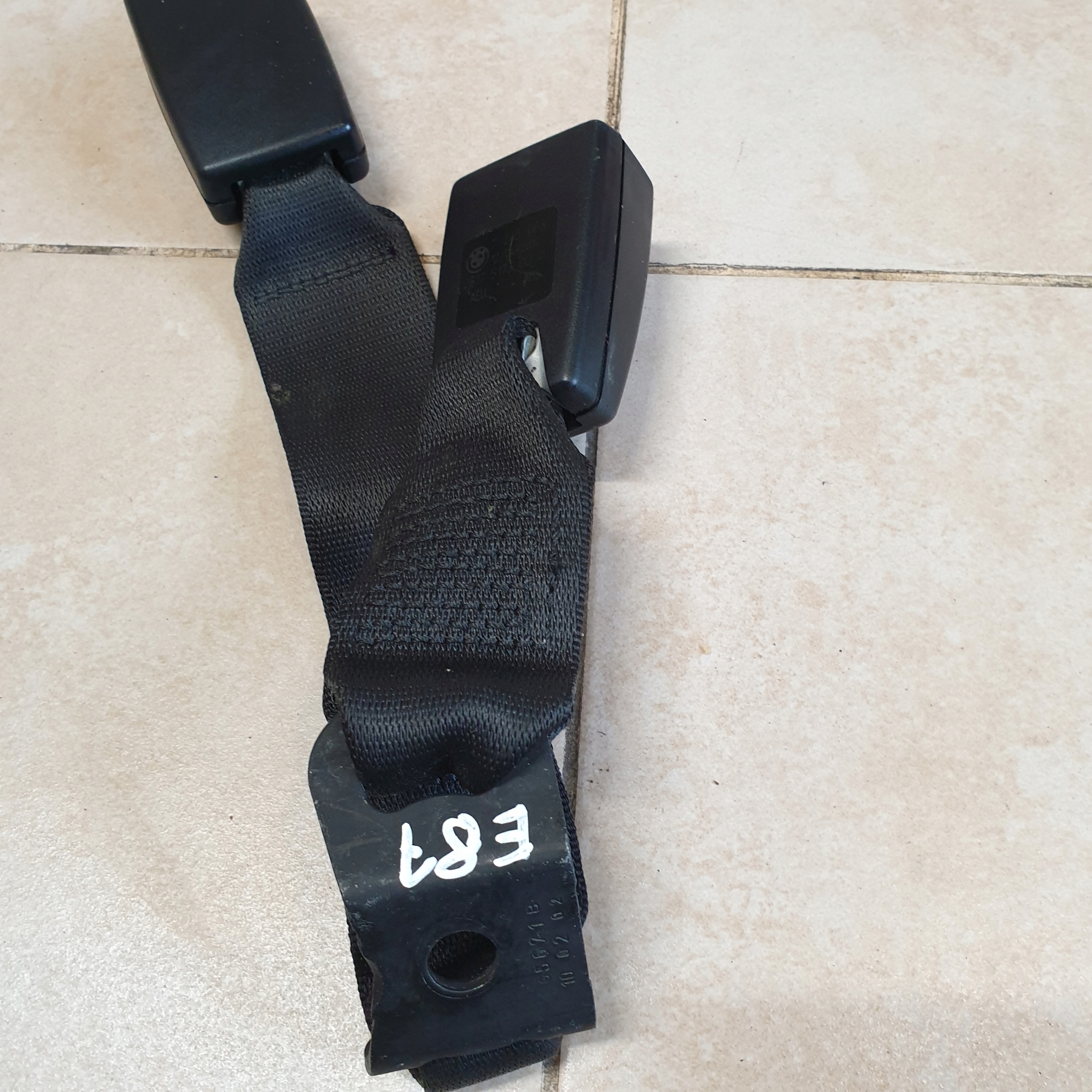 KLAMRA Fixation arbre ceintures sécurité de Sécurité Arrière PODWOJNA BMW 3 E90 1 E87 OE