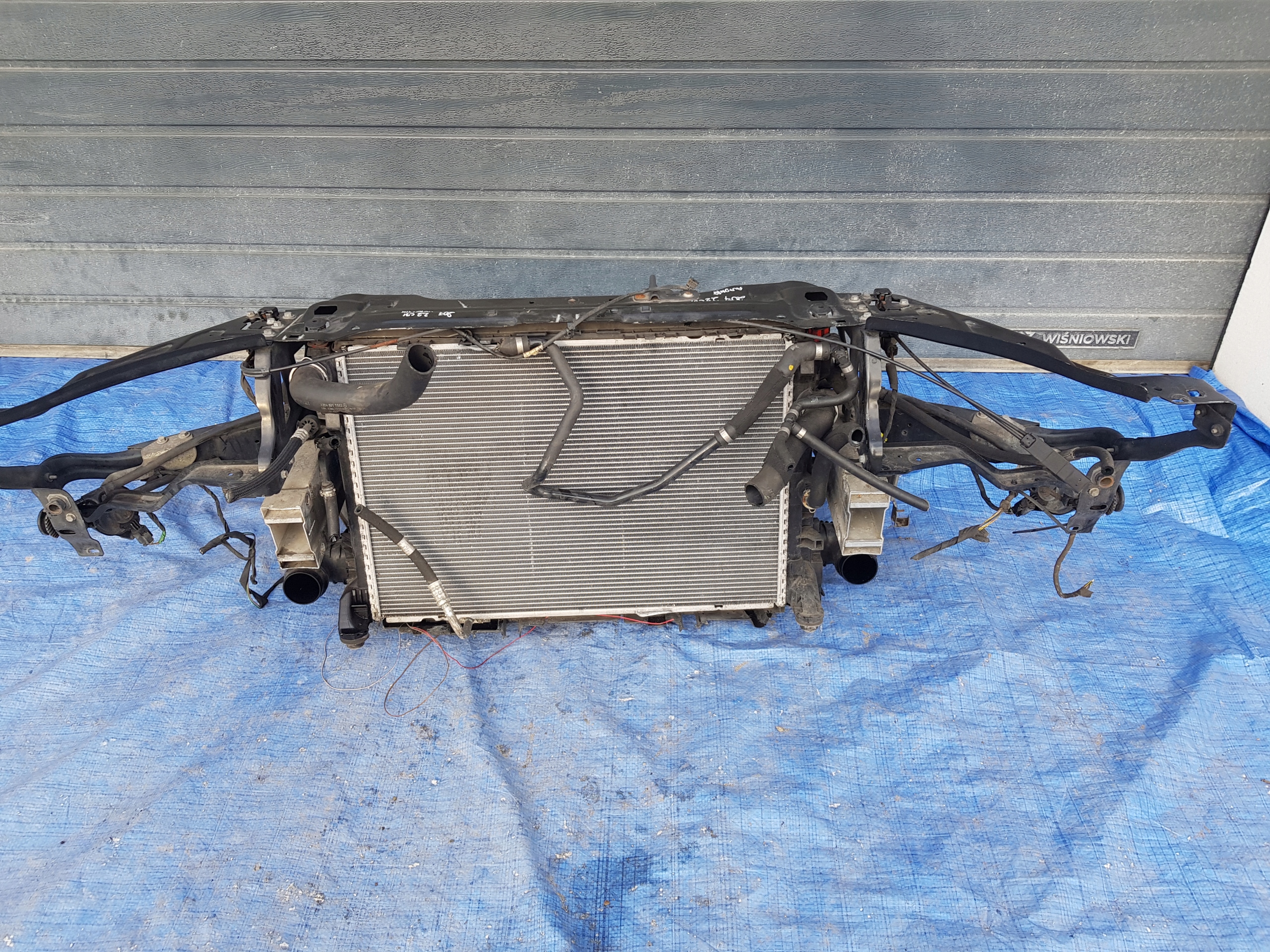 support panel for radiators radiator MERCEDES W207 2.2 CDI AUTOMAT