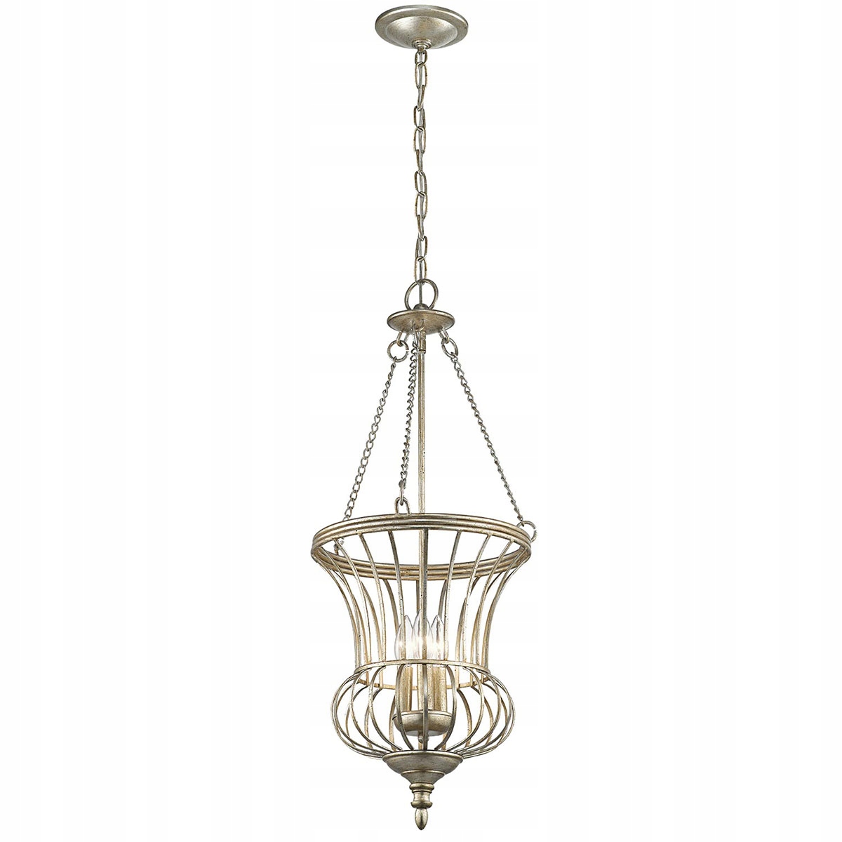 Kichler Závesná lampa Retro Calla 3xE14 60W Starnúce zlato IP20