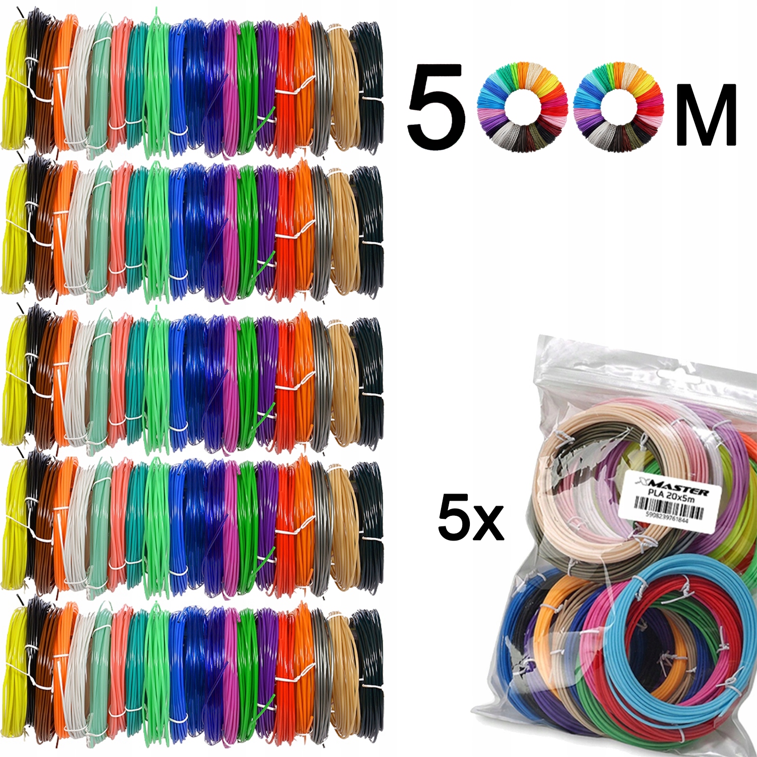 DŁUGOPIS DRUKARKA 3D SZABLONY ZESTAW XXL DLA DZIECI + FILAMENT WKŁADY 500M Producent XMaster