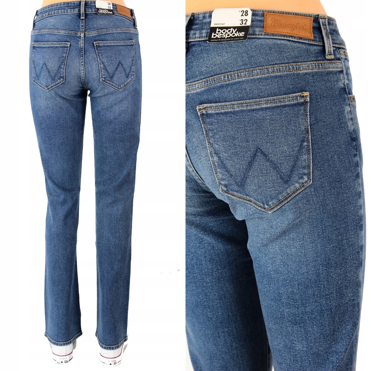 

Wrangler Bootcut Slim Jeansy Dzwony _ W28 L32