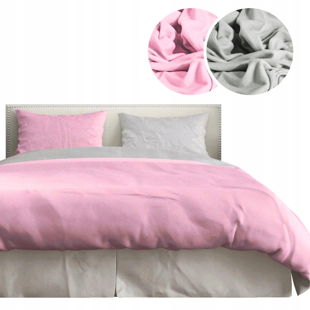 Povlečení Fleecové 160x200+1x50x70 dvoubarevné z Fleecu Teplá Měkká Zima