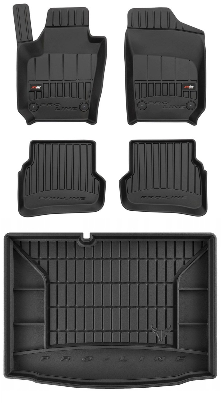 Set 3D gumové rohože Fabia 3 Hb 2014-2022