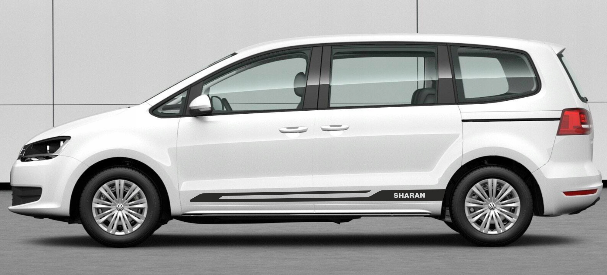 Samolepky Vw Sharan Seat Alhambra boční pásy 01