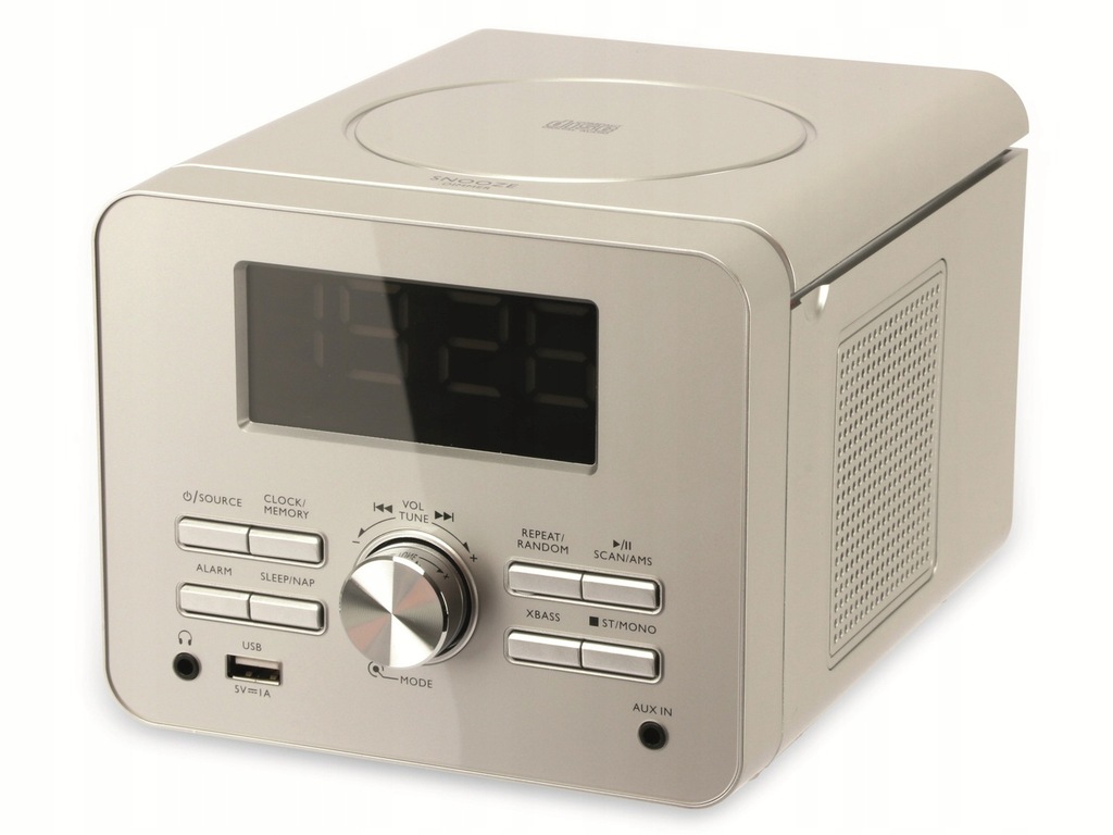 RADIO KUCHENNE RADIO ODTWARZACZ CD MP3 BUDZIK Model CDR 274