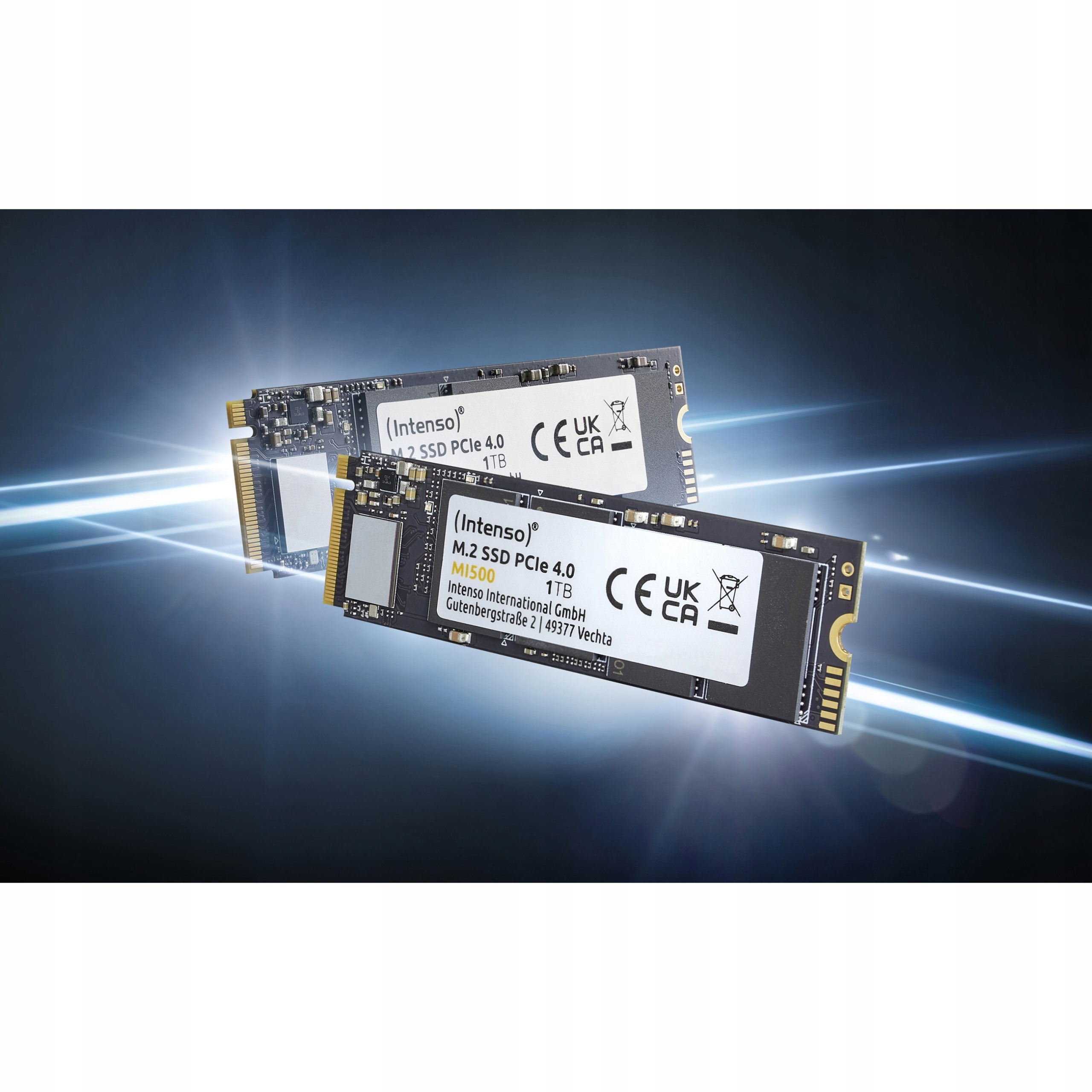 Intenso MI500 1TB NVMe PCIe 4.0 M.2 Ssd 5300MBs 4500MBs