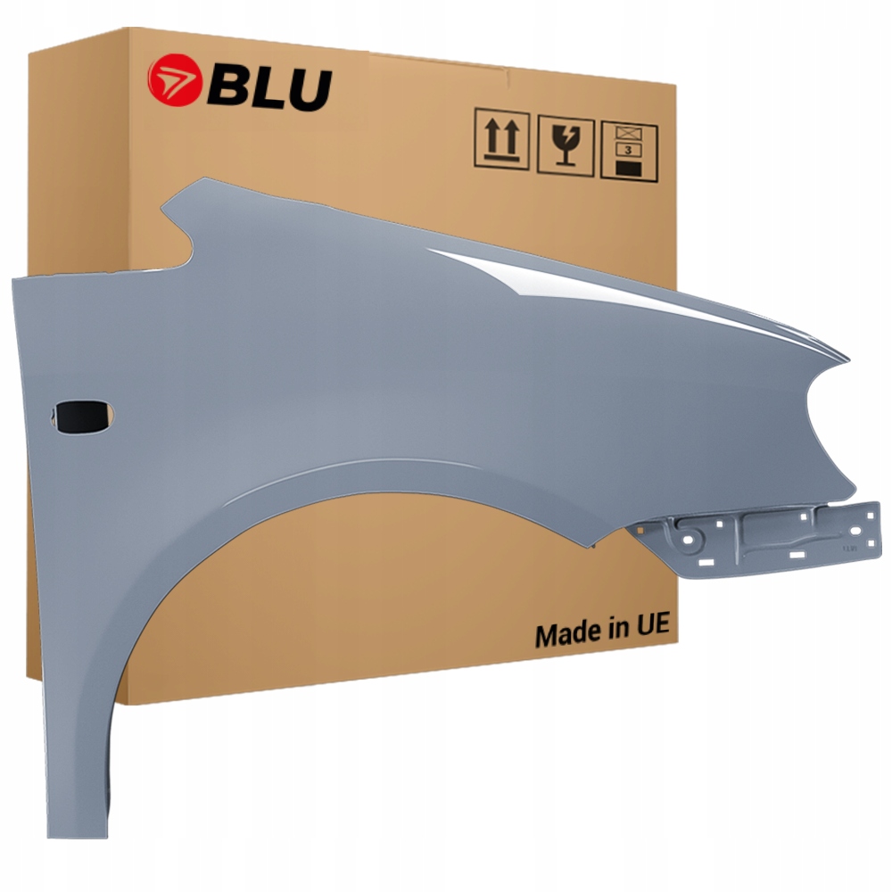 Blu Blatník Vw Caddy III 3 2K LD7X pravý šedý 04-10 přední