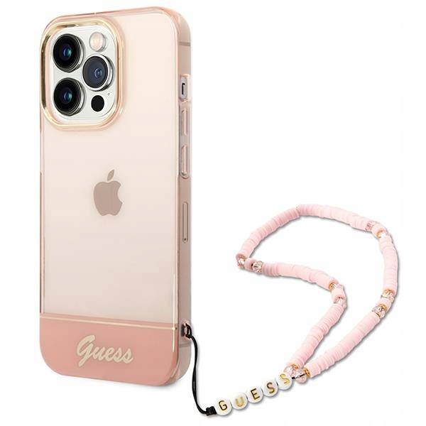Guess GUHCP14XHGCOHP Pouzdro pro iPhone 14 Pro Max 6,7" růžové/pink hard