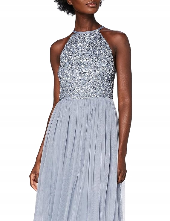 Maya Deluxe Šaty S Flitrovou Horou 42 6BA