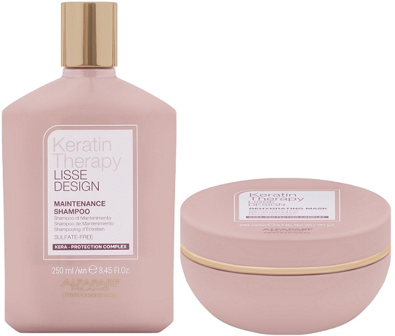 Alfaparf Lisse Keratin Zestaw Po Keratynie Szampon 250 Maska 200 ml
