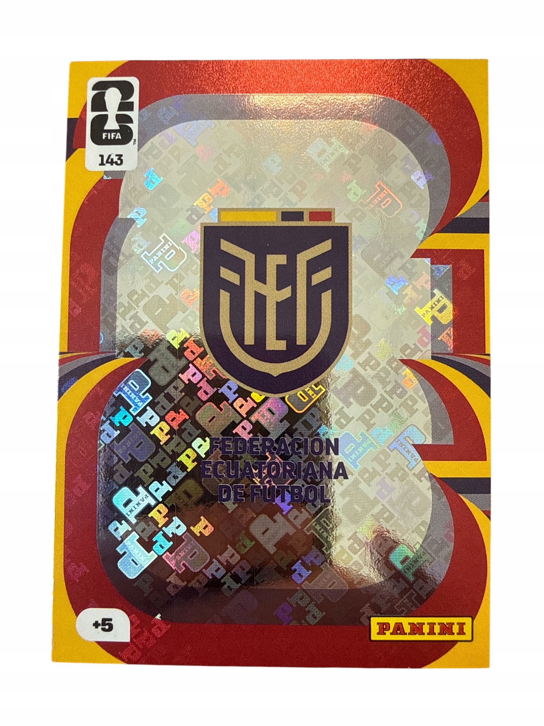 Fifa World Cup America 2026 Panini Ecuadror 143 Team Crest Logo