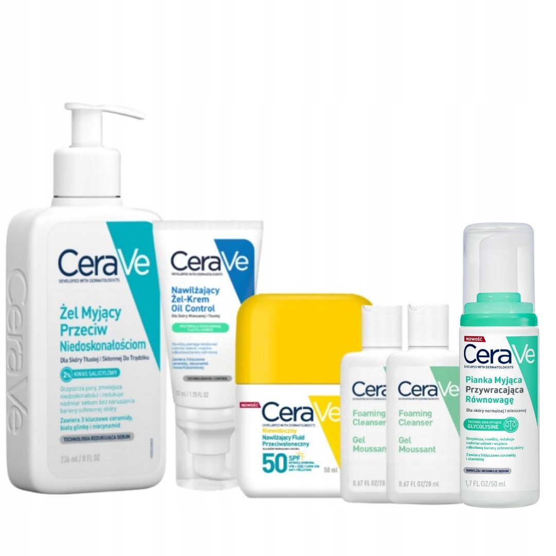CeraVe Nawilżający Żel-Krem Oil Control Żel Przeciw Niedoskonałościom