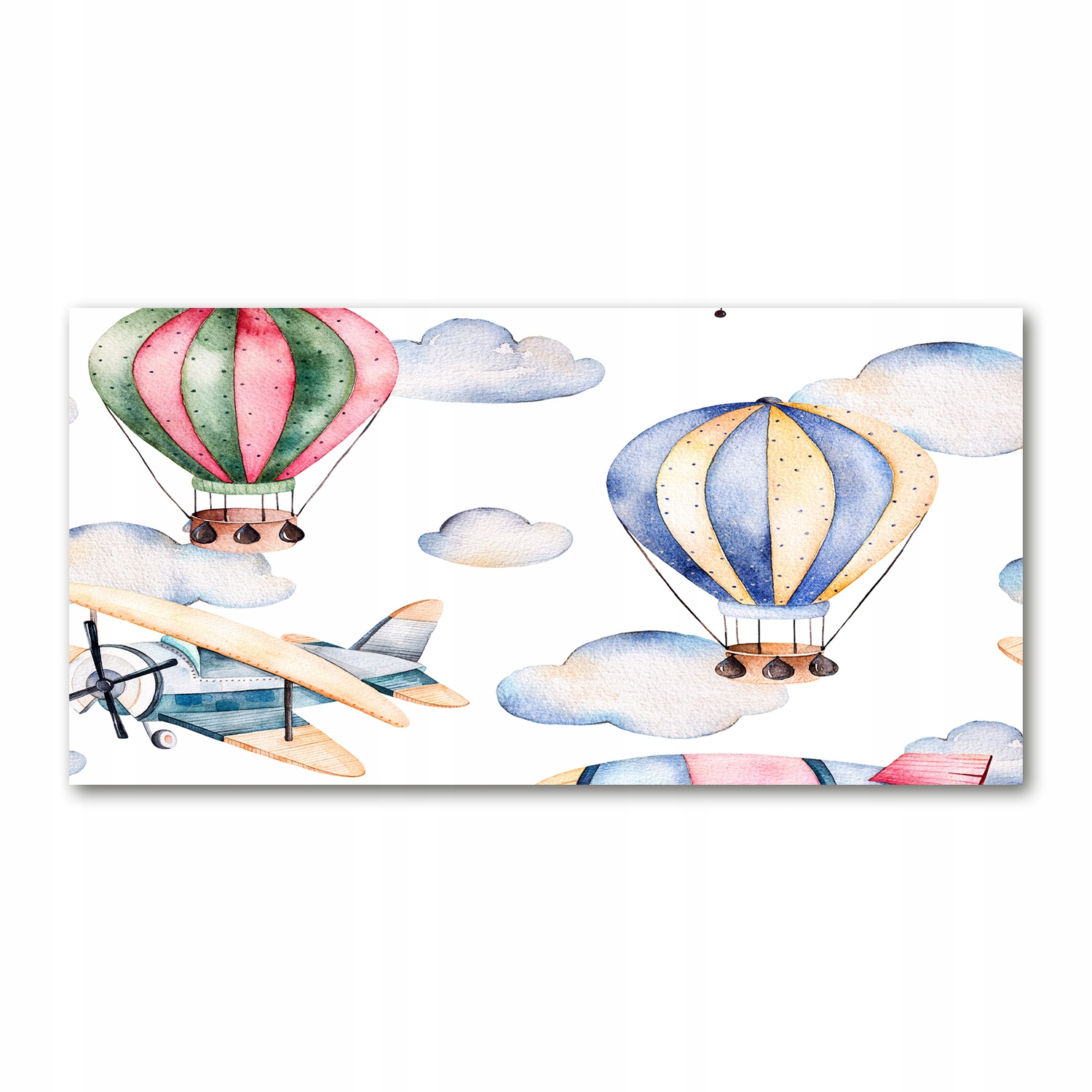 

Foto-obraz akrylowy Samoloty i balony 140x70 cm