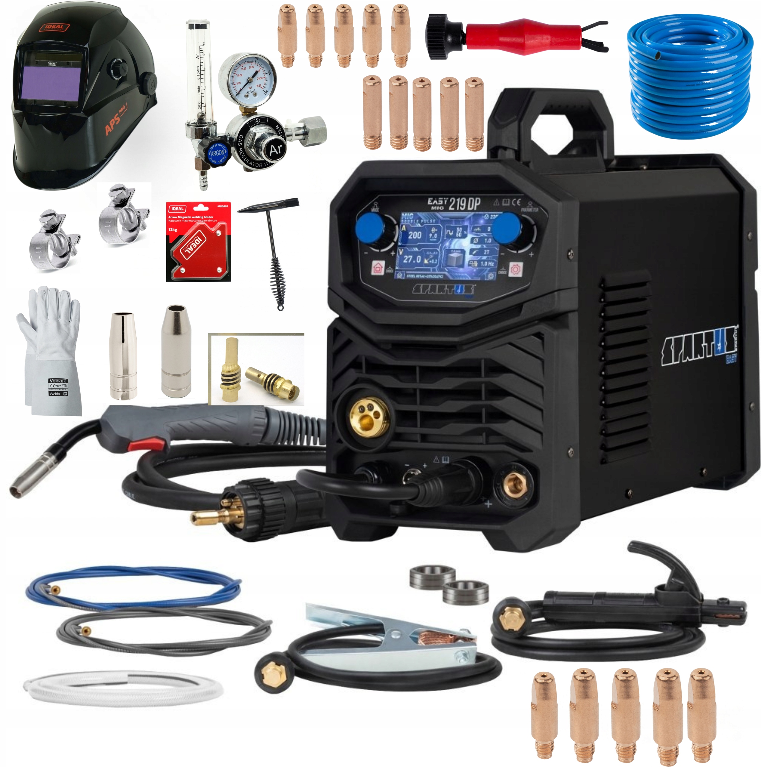 Spartus EasyMIG 219 Dual Pulse balíček