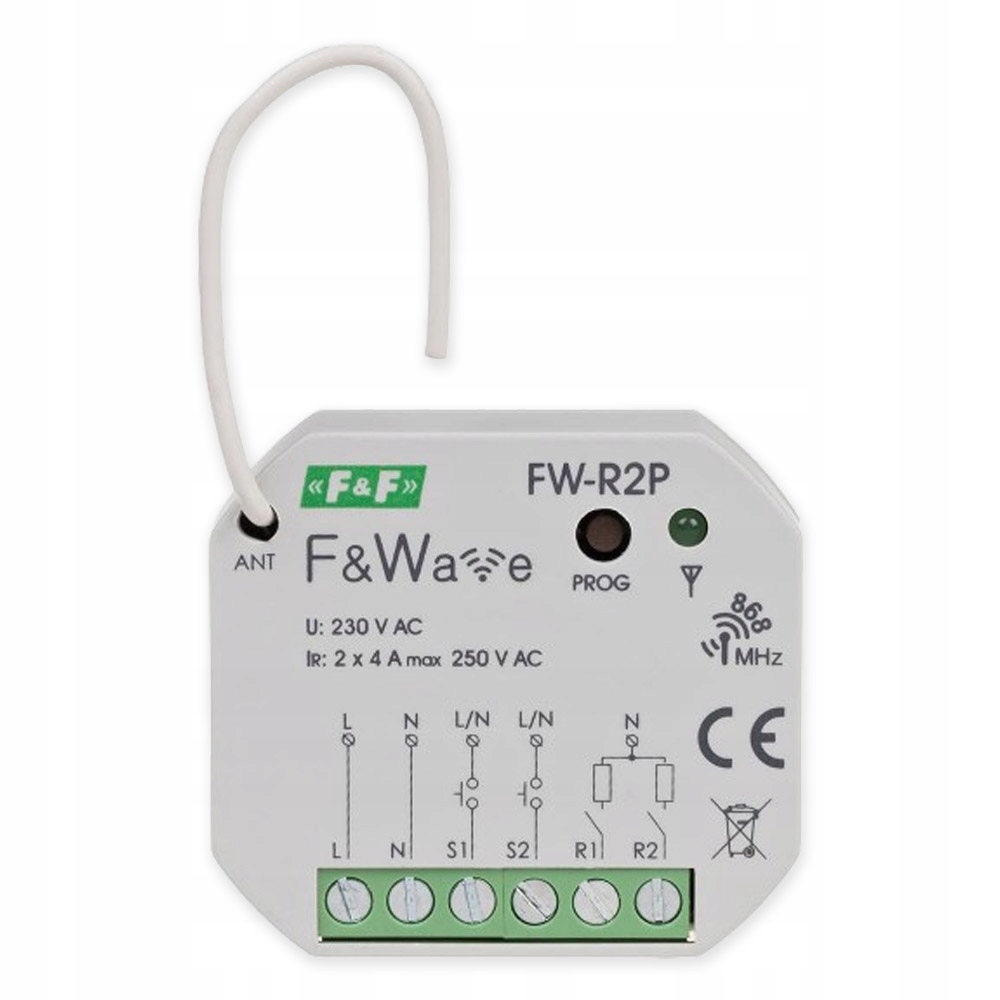 

F&f Przekaźnik Bistabilny Rf Ø60 2Z FW-R2P