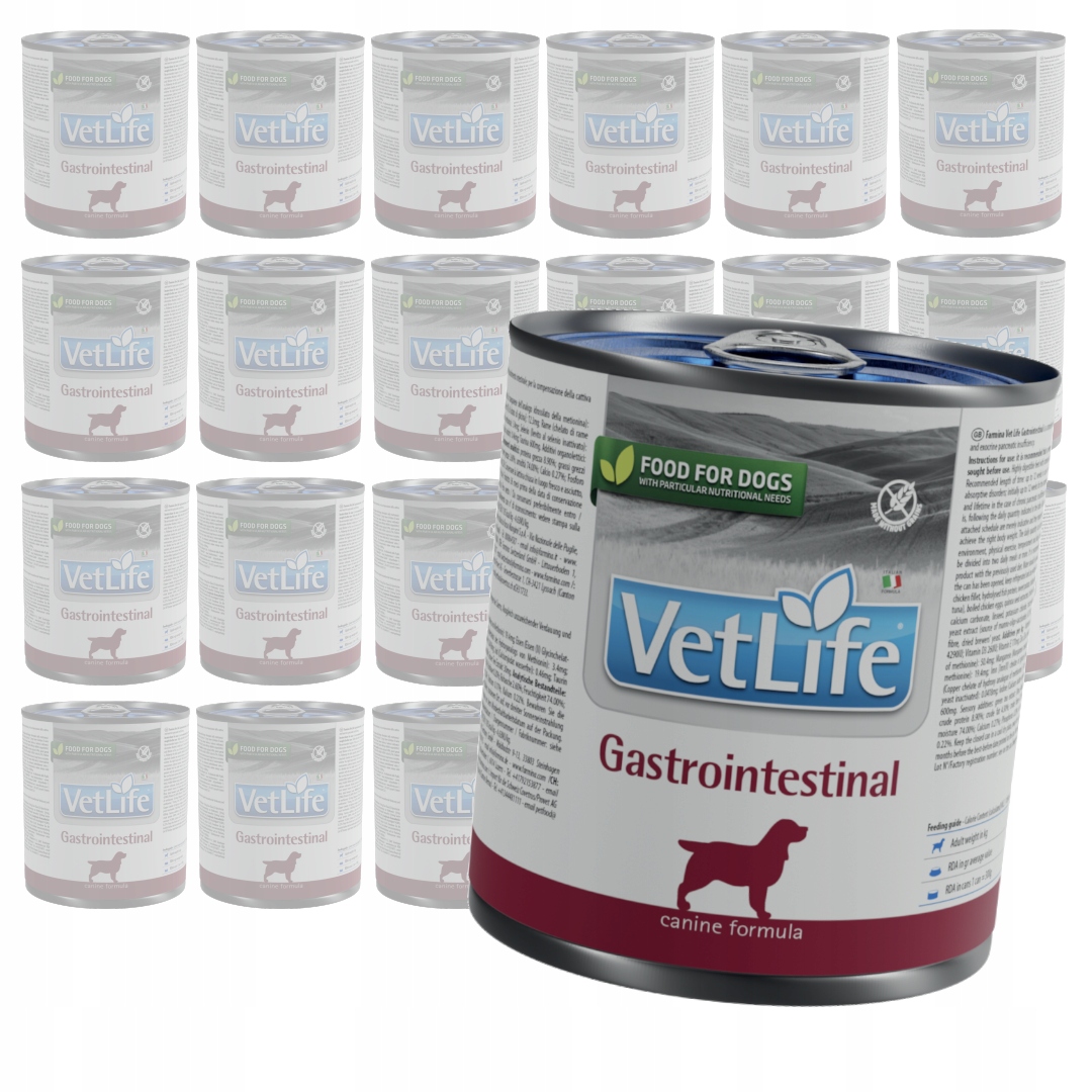 Levně Farmina Vet Life Gastrointestinal Canine 24x300g Vlhké Krmivo pro psy