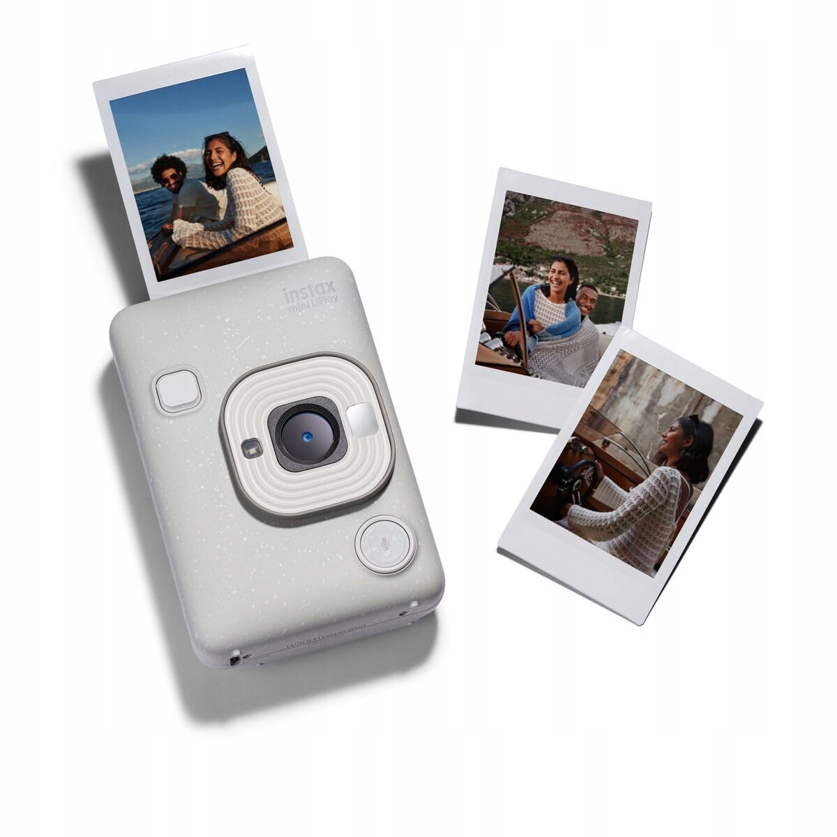 INSTAX Aparat Mini LiPlay 2 Misty White Drukowanie Zdjęć Bluetooth — miniatura 4