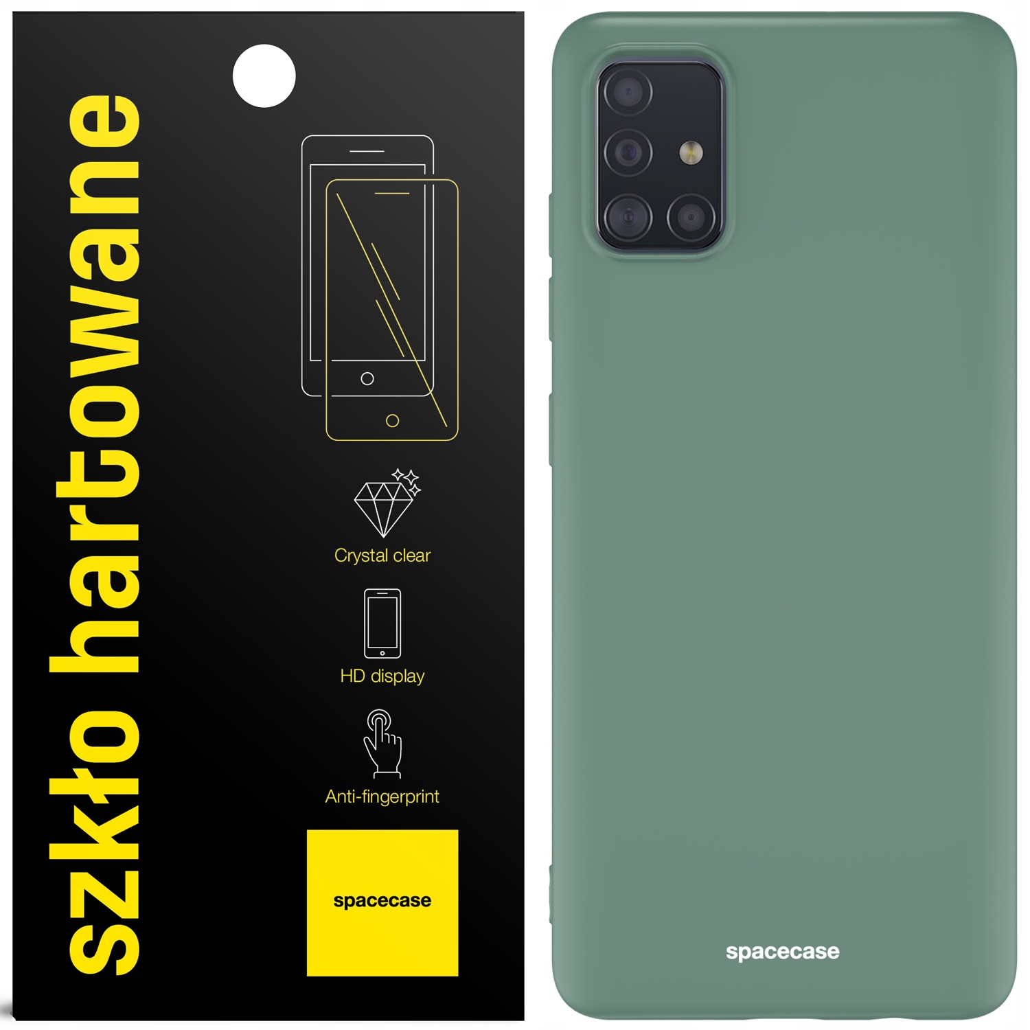 

Etui Do Galaxy A71 Spacecase Silicone Case Szkło