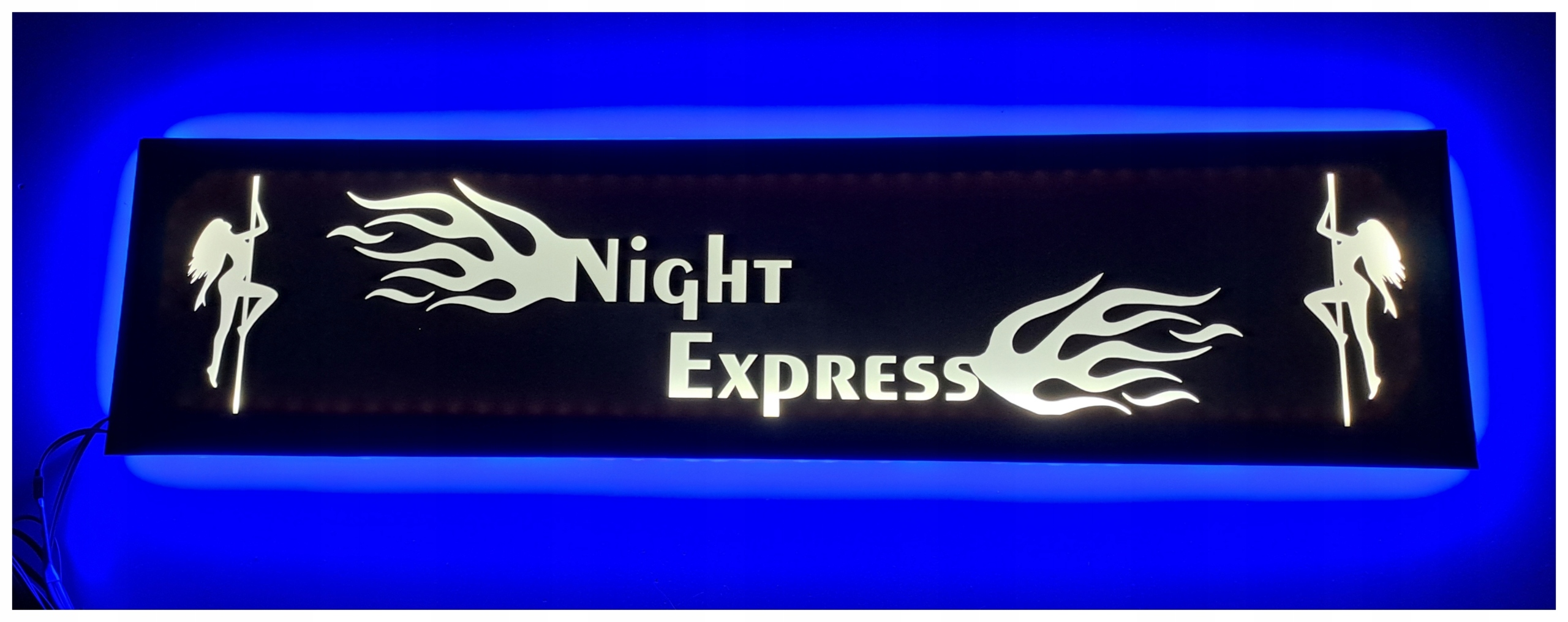 Led tabuľa Night expres nad posteľou man daf scania s podsvietením kabíny Tir