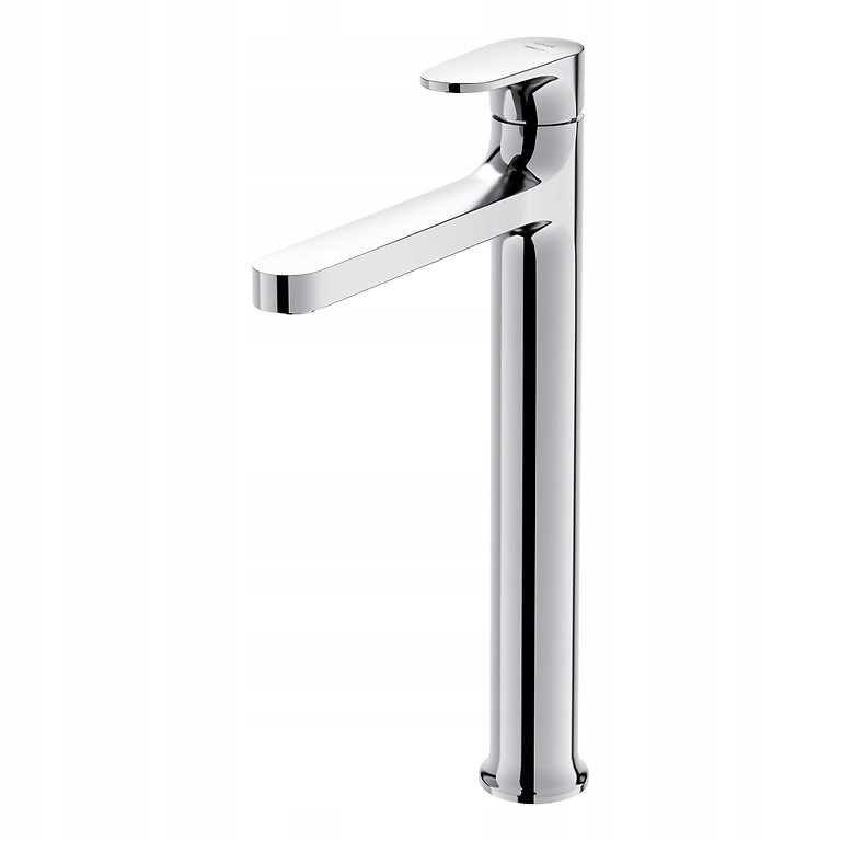 Vysoká stojánková baterie k umyvadlu Inverto, páková, chrom černá páka