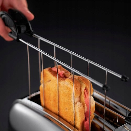 RUSSELL HOBBS Toster Kanapkowy 2 Kromki Stal Nierdzewna 1200W — miniatura 3