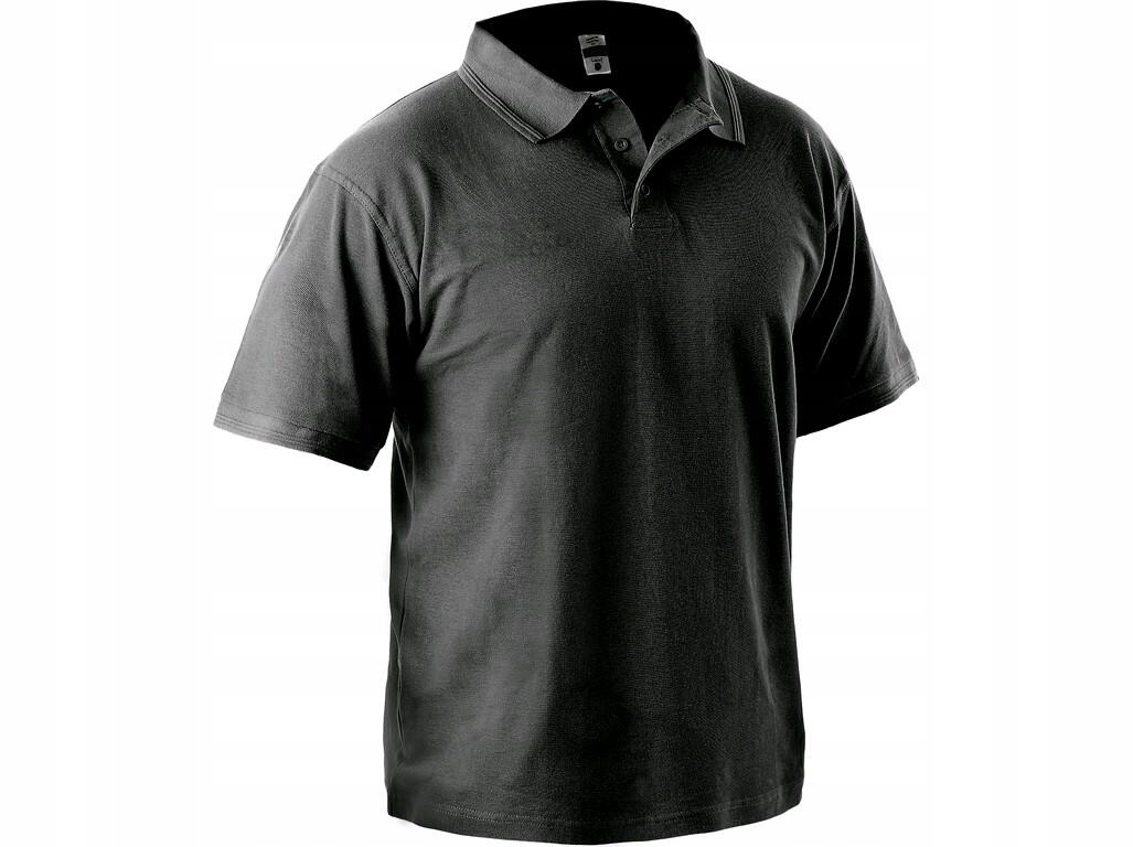 

Czarna Mocna Koszulka Polo Bawełna michael r. XXXL