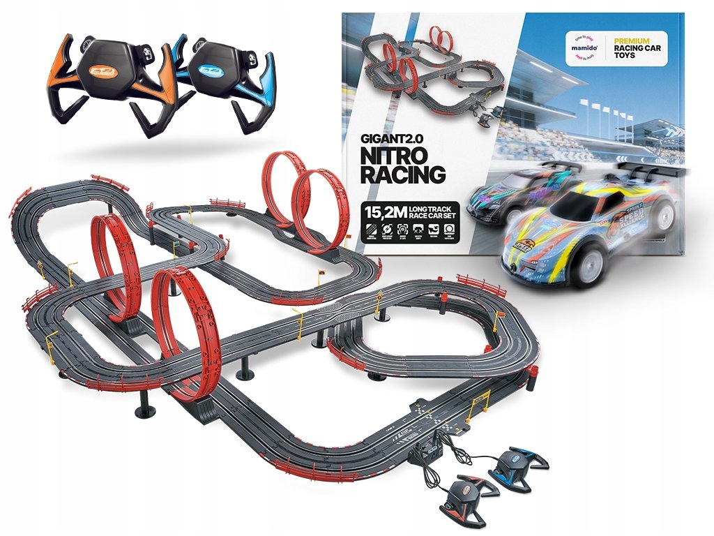 Mamido Tor samochodowy wyścigowy Gigant 2.0 15,2 m NITRO RACING Premium