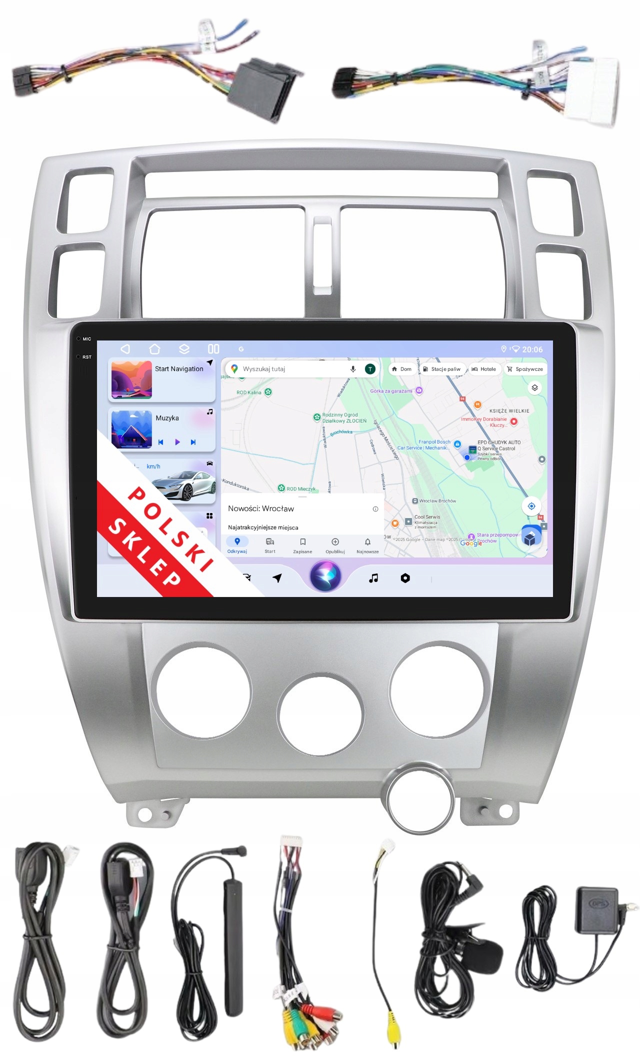 Rádio 2DIN Navigácia Android Hyundai Tucson 1 I 6/128 Gb Dsp Carplay Lte