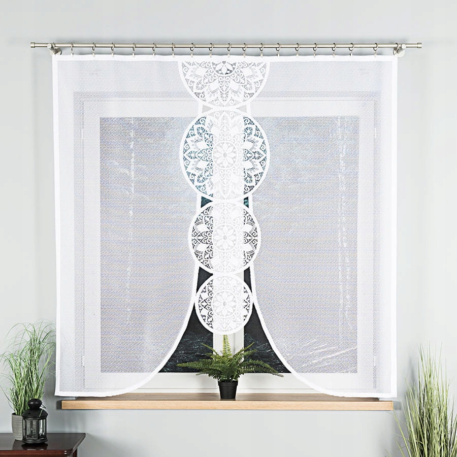 

Panel żakardowy 160x160 Elwira biały