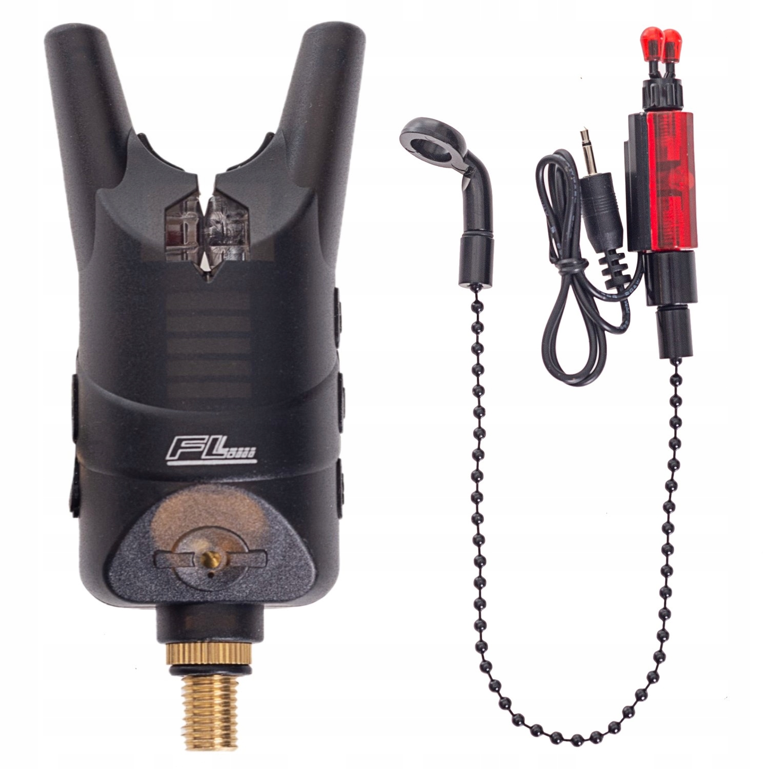 ZESTAW WĘDKARSKI SYGNALIZATOR BRAŃ FEEDER LED GRUNTOWY+SYGNALIZATOR HANGER