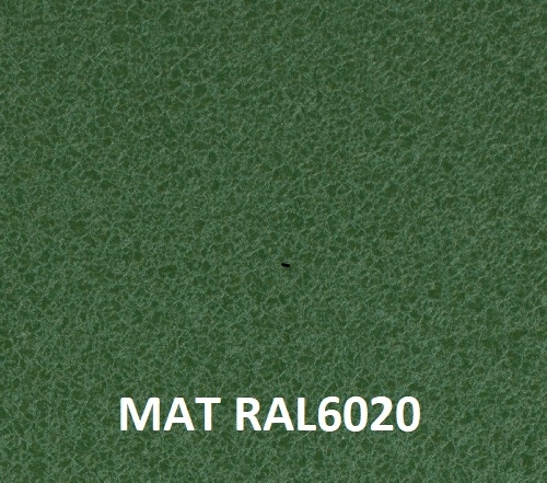 Pas podrynnowy mały zielony MAT RAL6020 2mb Grubość 0.5 mm