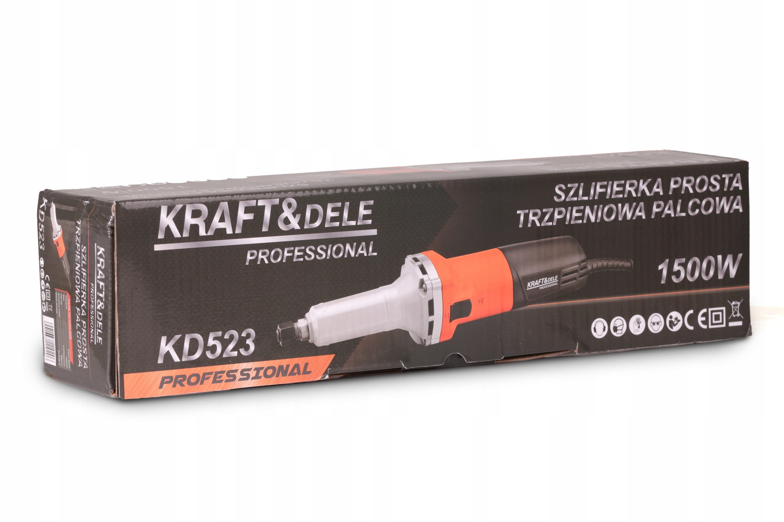 SZLIFIERKA PROSTA TRZPIENIOWA 1500W REGULACJA OBR. Marka Kraft&Dele