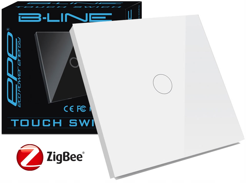 

Włącznik Dotykowy Zigbee Bez Neutralnego Tuya 1G