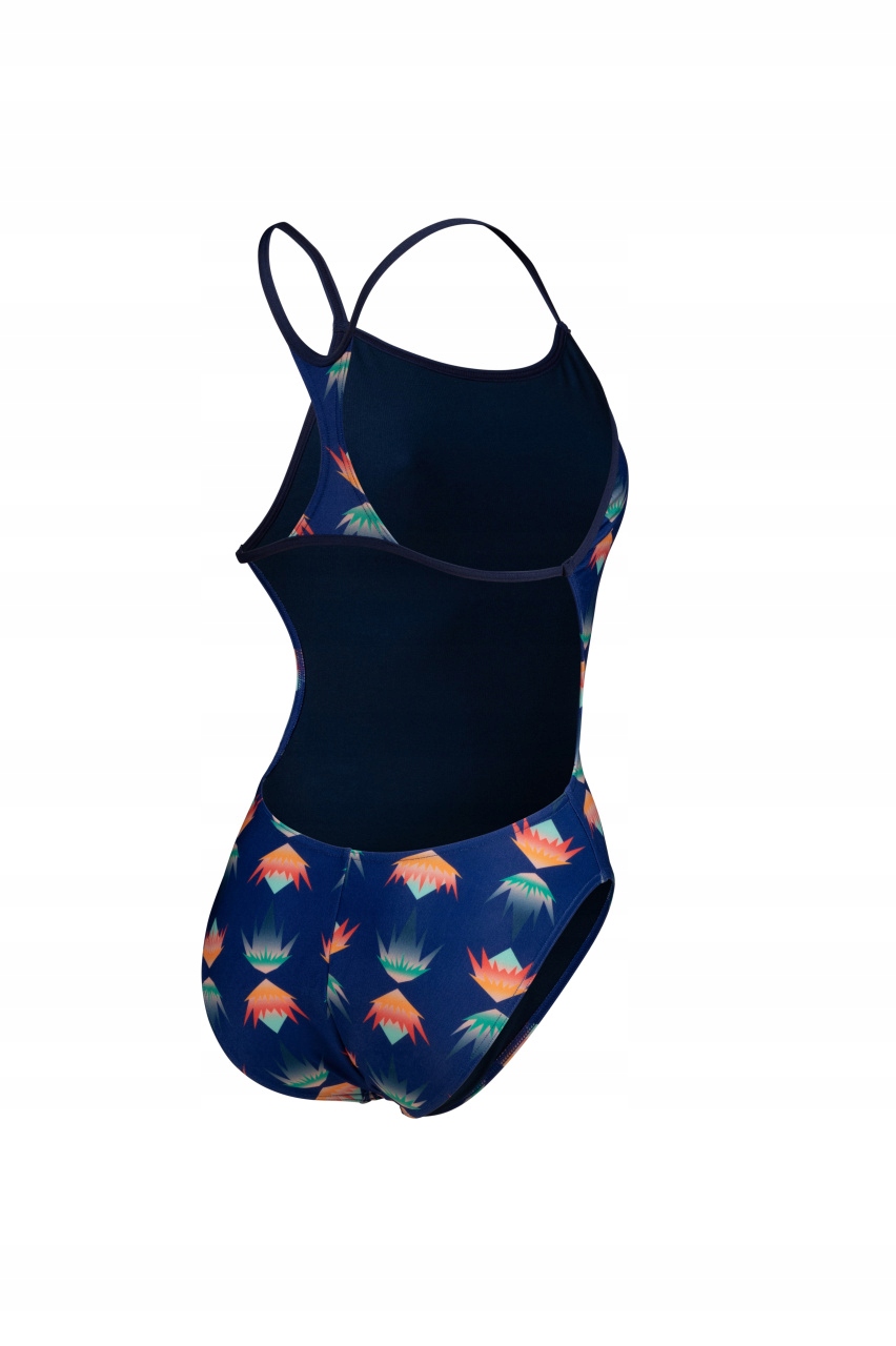 Strój kąpielowy Arena DESERT VIBES SWIMSUIT BOOSTER NAVY MULTI 32 Kolor dominujący odcienie niebieskiego