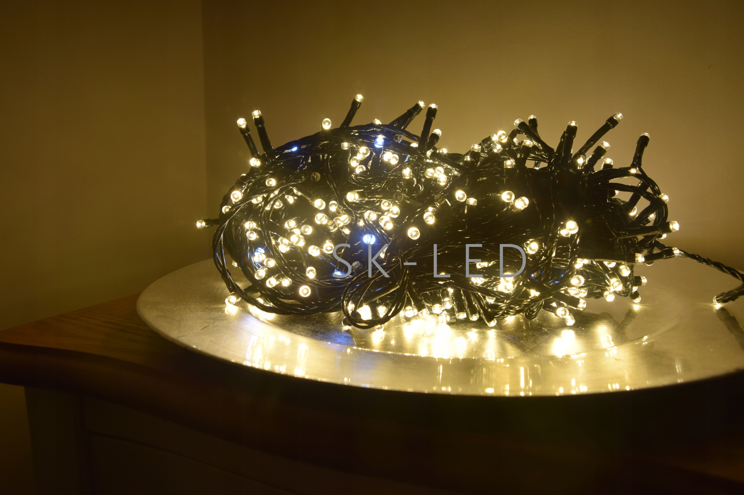 ZEWNĘTRZNE LAMPKI CHOINKOWE 500 LED STAŁE + FLASH Stan opakowania oryginalne